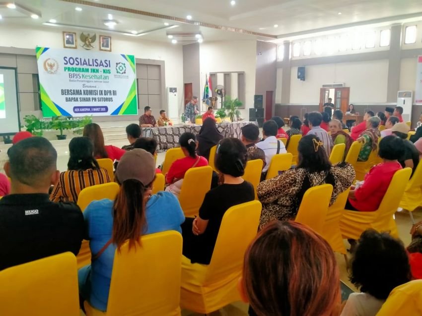 Sosialisasi JKN-BPJS di Labuhan Batu, Sihar Sitorus Bantu Ratusan Warga Dapatkan Akses Kesehatan Secara Gratis