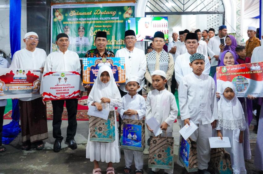 Safari Ramadan ke Masjid Ar Ridho Medan Helvetia, Zakiyuddin Berharap Semangat Berbagi Kian Meningkat