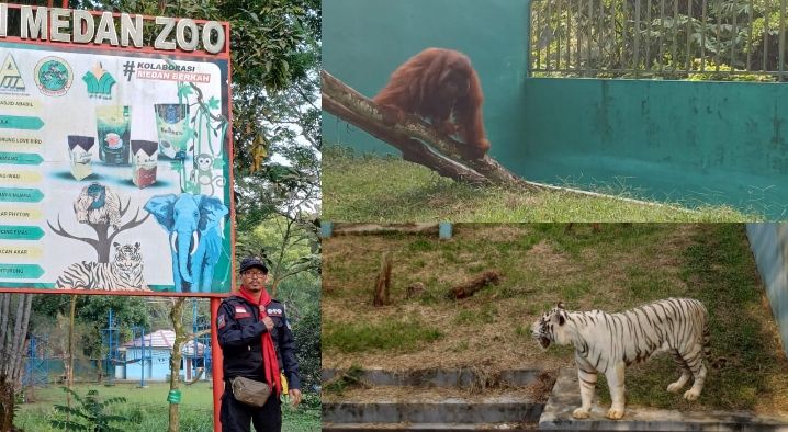 Kader Konservasi Alam GRAS melakukan kunjungan di Taman Margasatwa Medan Zoo