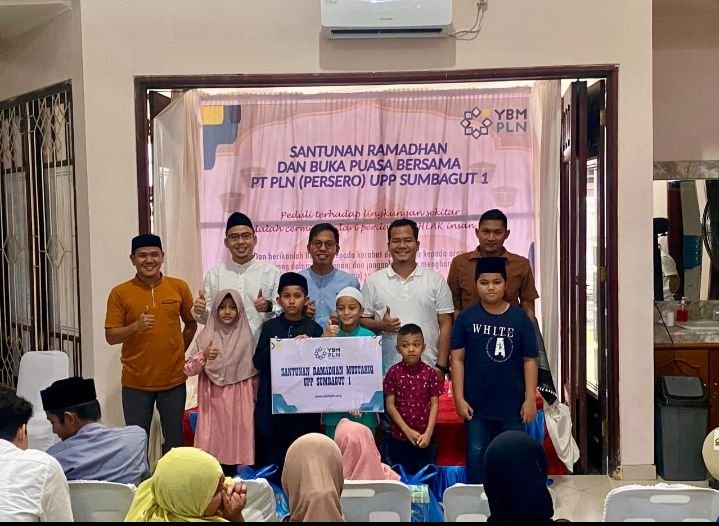 Bulan Ramadhan, PLN UIP SBU Berikan Santunan kepada Anak Yatim