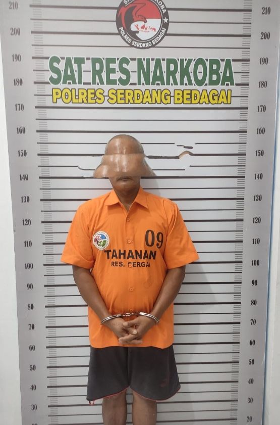 Satnarkoba Polres Sergai Tangkap Pengedar Sabu Dibelakang Rumah Sita 3.40 Gram Sabu Sabu