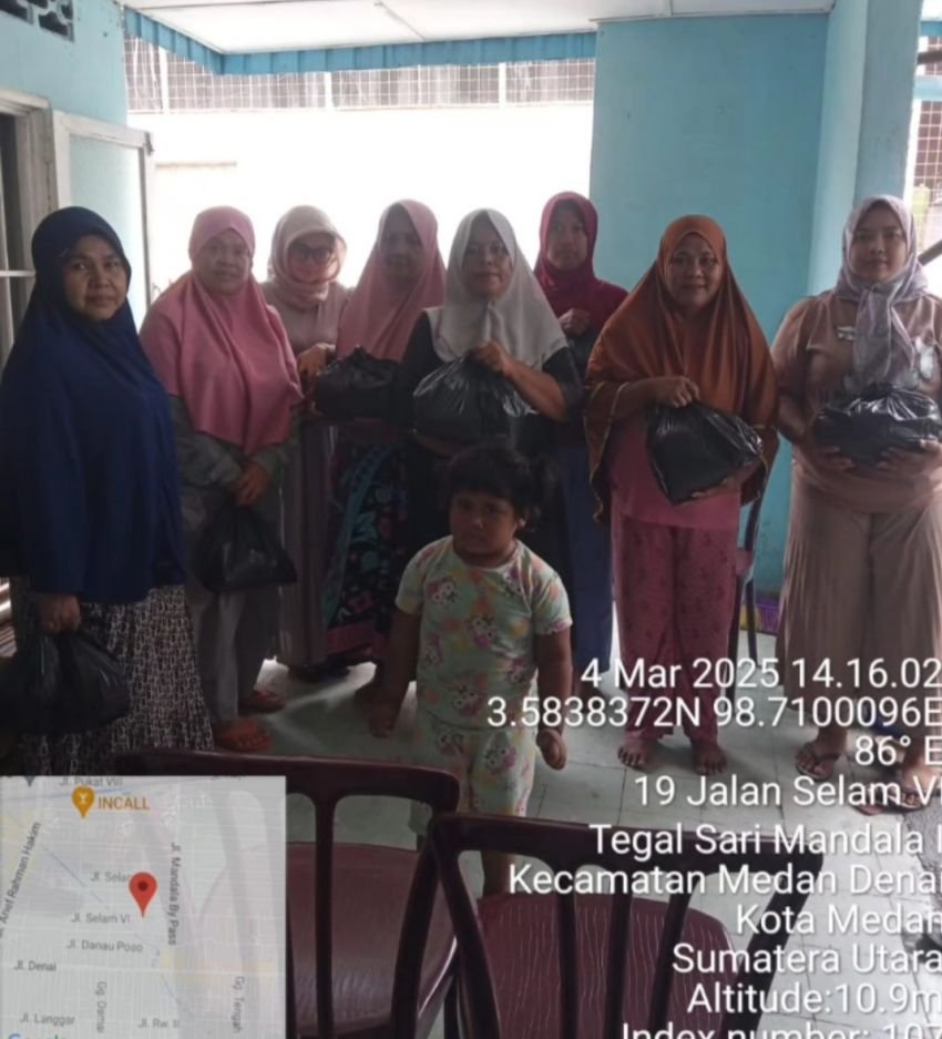 BAKOPAM Sumut Tebar Kebaikan di Bulan Suci, Ratusan Paket Sembako Dibagikan Lewat Program Berkah Ramadhan 1446 H