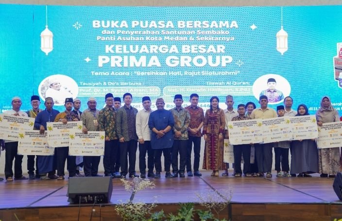 Keluarga Besar Prima Group Buka Puasa Bersama Anak Panti Asuhan