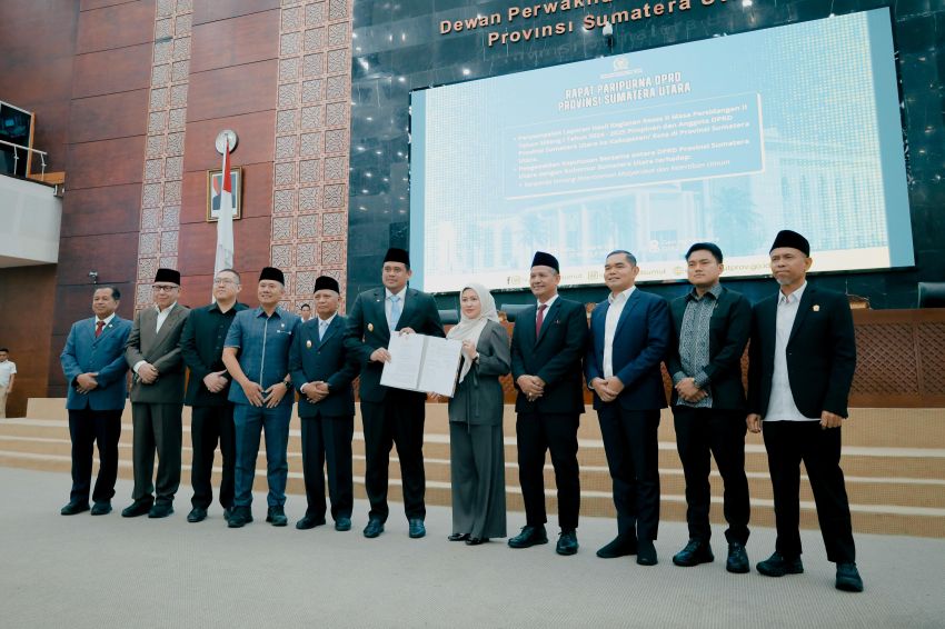 DPRD Sumut Sahkan Ranperda Ketentraman dan Ketertiban Umum, Gubernur Apresiasi Keputusan Bersama, Ini Kata Darma Putra Rangkuti