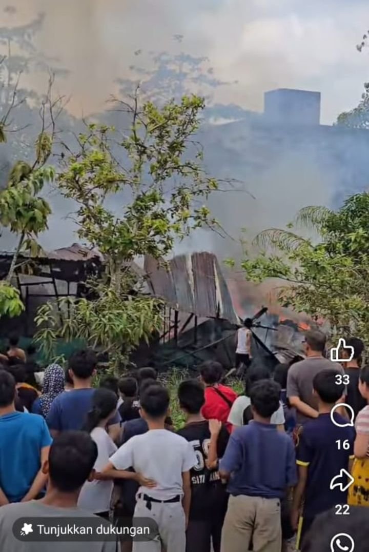 Duka Dibulan Ramadhan Rumah Warga Di Perbaungan Sergai Ludes Terbakar