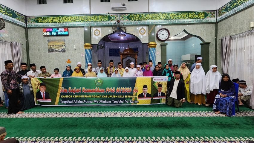 Safari Ramadan, Kemenag Deliserdang Paparkan Asta Protas Dukung Asta cita Prabowo-Gibran