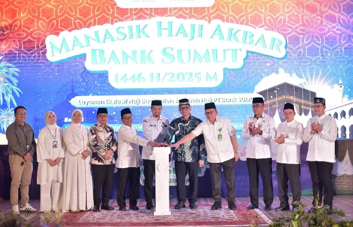 Bank Sumut Hadirkan Layanan Haji Eksklusif melalui Manasik Haji Akbar 2025 Bagi 1.626 Jemaah