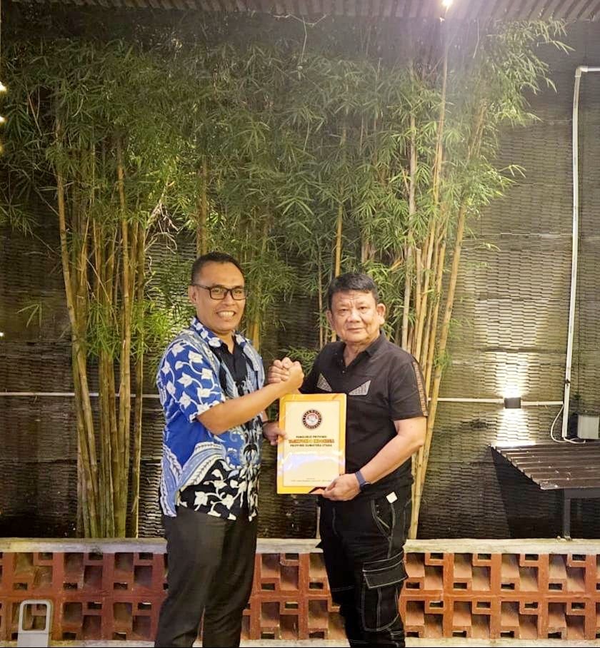Ketua Taekwondo Indonesia Sumut, H. Hamdani Syaputra, Beri Dukungan Penuh kepada Kolonel Purn. Hatunggal Siregar  Calon Ketua KONI Sumut