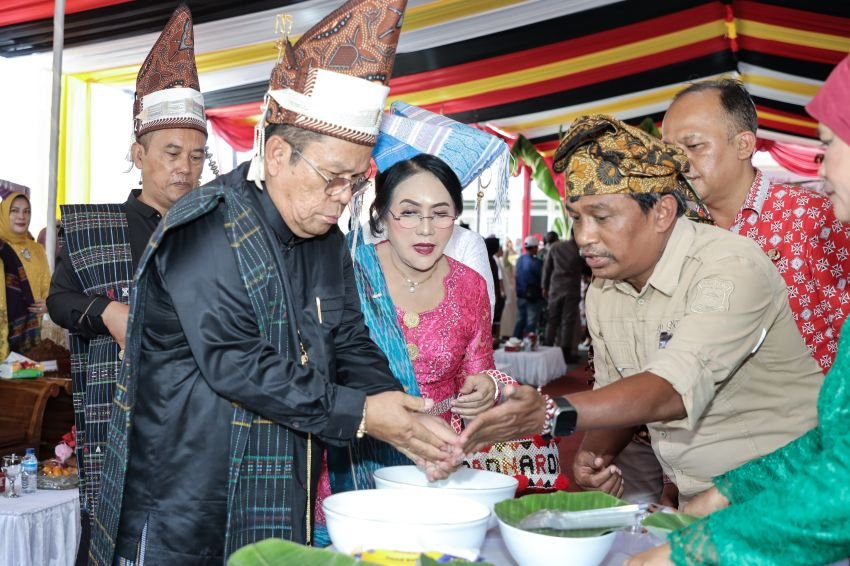 Ziarah ke Jorat Raja Siantar dalam rangkaian peringatan Hari Jadi ke-154 Kota Pematangsiantar, di Pesanggrahan Raja Siantar