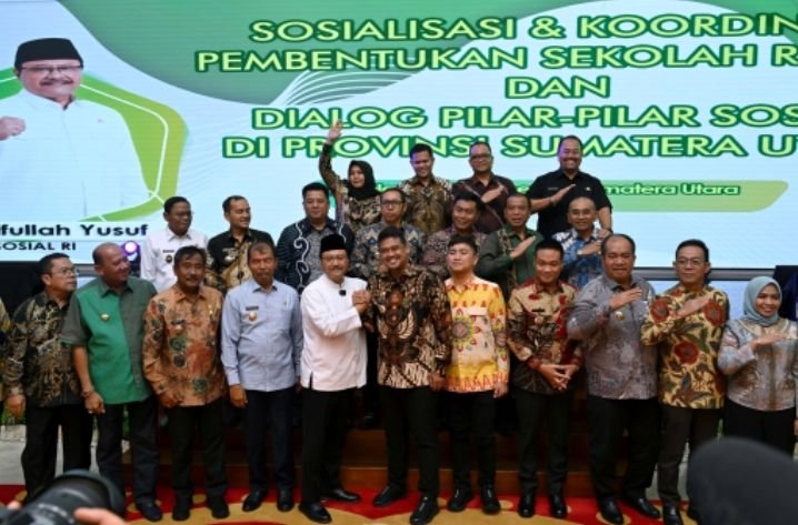 Wujudkan Asta Cita Presiden, Bupati Asahan Ikuti Sosialisasi Pembentukan Sekolah Rakyat