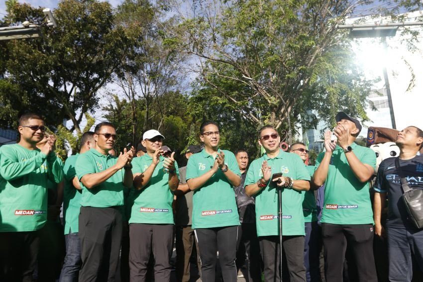 CFD Medan Dimeriahkan HUT Satpol PP dan Satlinmas