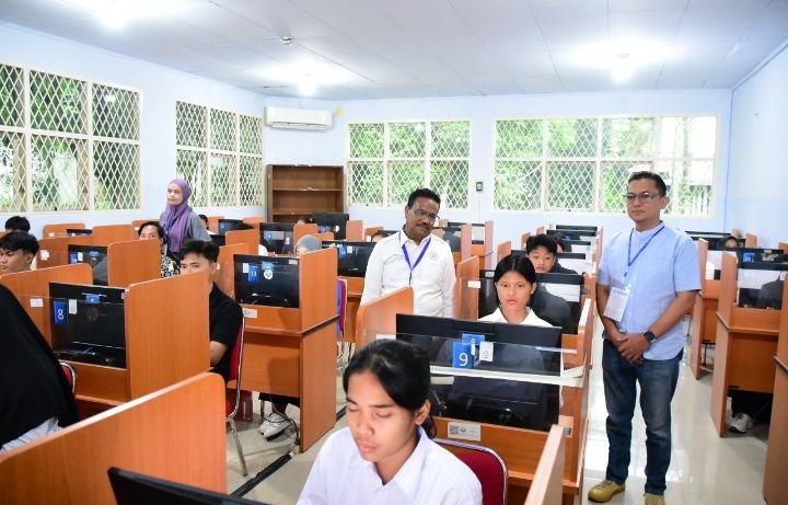 Rektor Prof Baharuddin : 25.196 Peserta Ujian UTBK SNBT 2025 di Unimed, Rebut 5.862 Kuota