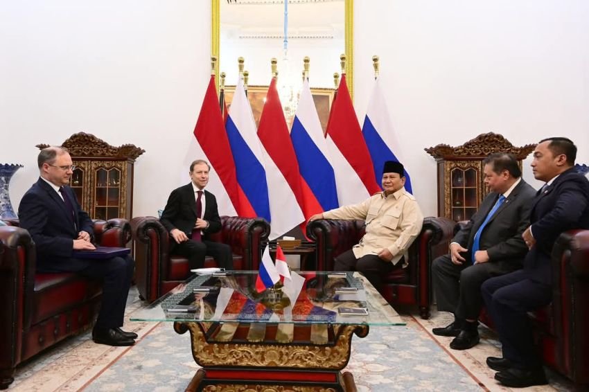 Presiden Prabowo Terima Kunjungan Wakil PM Rusia di Istana Merdeka, Bahas Penguatan Kerja Sama Ekonomi