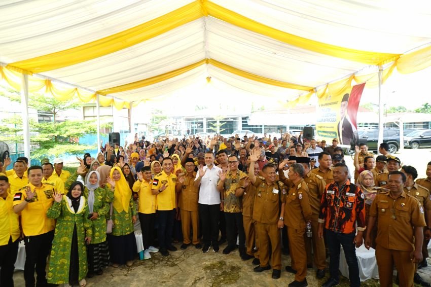 Kunjungan Kerja ke Percut Sei Tuan, Ijeck Sosialisasi 4 Pilar Hingga Dengar Keluhan Petani