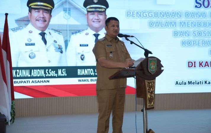 Wabup Asahan Buka Sosialisasi Pembentukan Koperasi Merah Putih