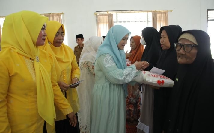 Pengajian Akbar Ashabul Yamin di Sei Dadap Dihadiri Ketua PKK Asahan