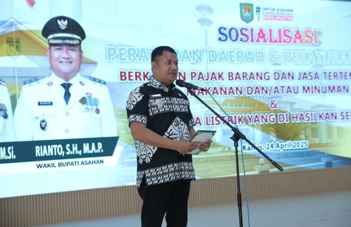 Wakil Bupati Asahan Buka Sosialisasi PBJT di Kabupaten Asahan