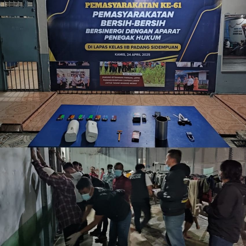 Polres Padangsidimpuan dan BNN Tapsel Gelar Razia di Lapas Kelas II B, Ini Temuan Mengejutkannya!