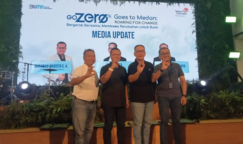 Telkom Gelar GoZero% Goes To Medan, Wujudkan Kesadaran Mendalam Untuk Menjaga Kebersihan dan Kelestarian Lingkungan