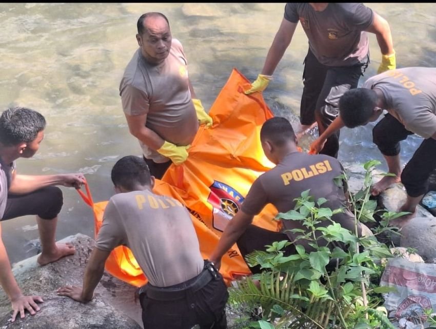 Hari ke - 4 Pencarian Satu Diduga Korban Laka Lantas di Pakpak Bharat Ditemukan