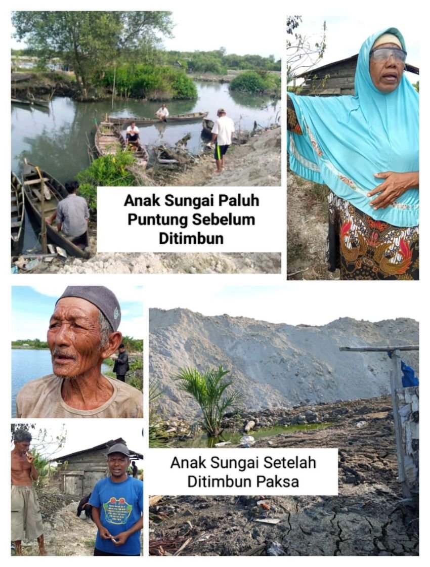 El Barino Shah SH Minta Penegak Hukum Lakukan Pengusutan Aktifitas Penimbunan Anak Sungai Paluh di Belawan