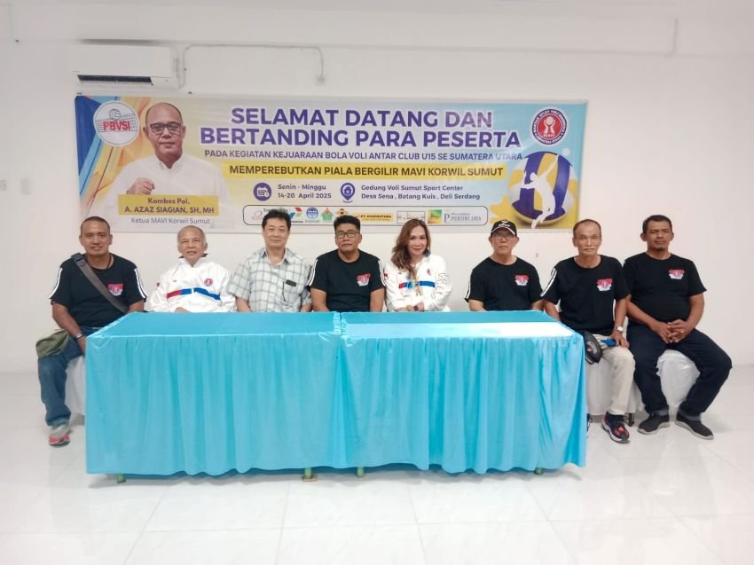 Legenda Voli Indonesia Hadir di Sumut, Meriahkan Coaching Clinic dan Kejuaraan U-15 MAVI 2025