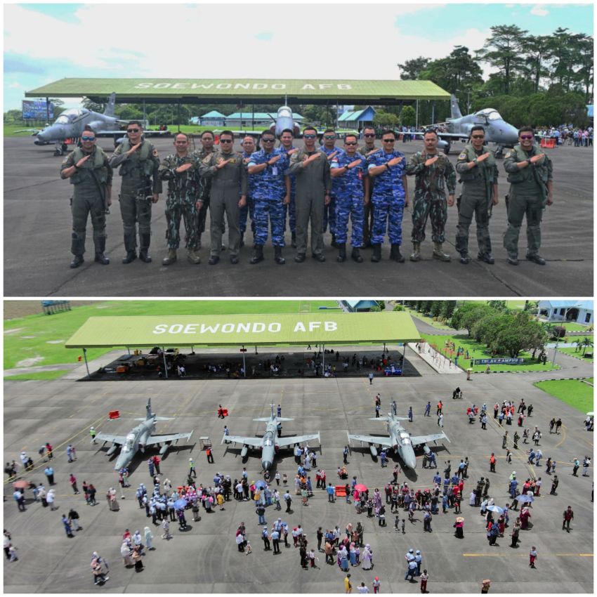 Lanud Soewondo Gelar Open Base, Masyarakat Saksikan Atraksi Udara Spektakuler