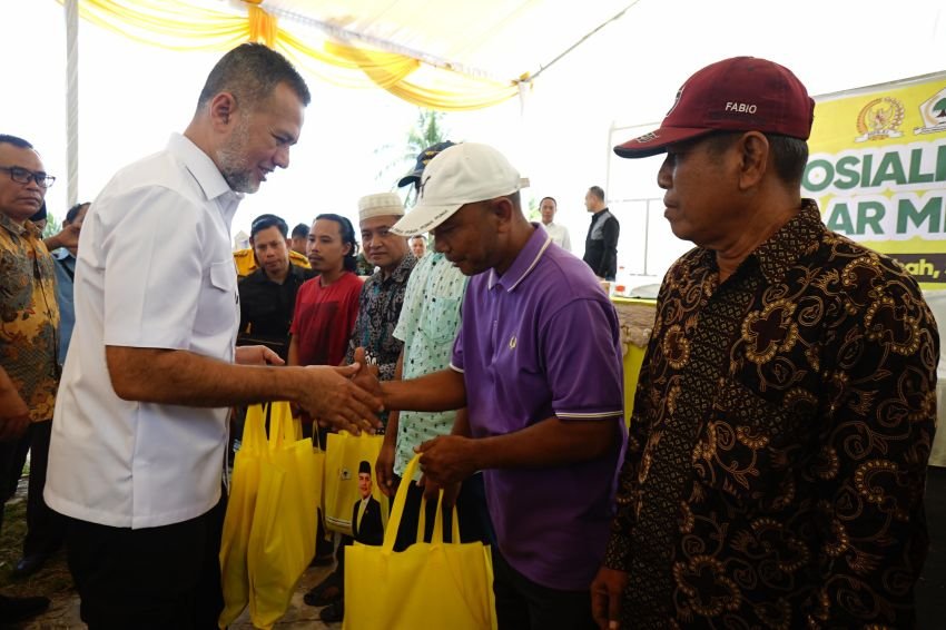 Anggota DPR RI Musa Rajekshah Kunjungan Kerja ke Desa Cinta Rakyat,