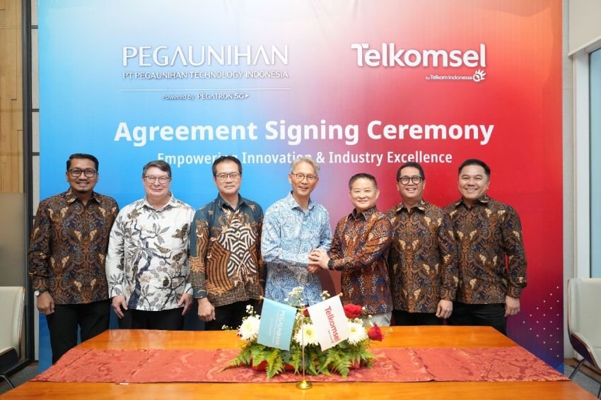 Telkomsel Hadirkan 5G untuk Penerapan IoT dan AI di Smart Factory PT Pegaunihan Technology Indonesia