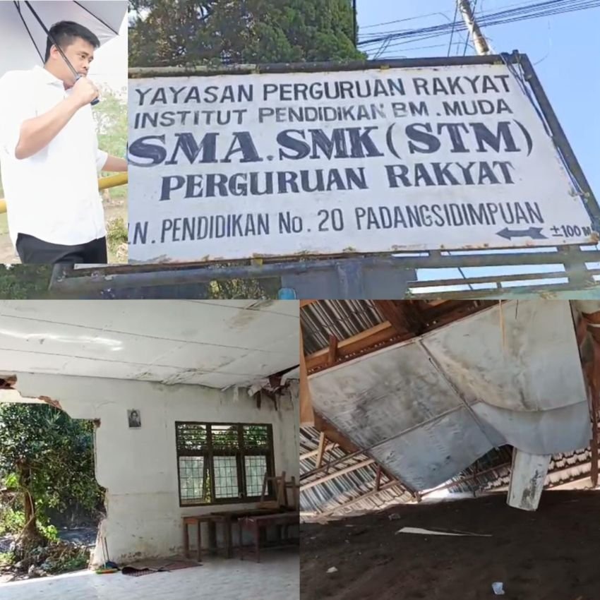Teriakan Haru dari Sekolah Terdampak Banjir di Padangsidimpuan: Pak Bobby Nasution, Tolong Lihat Kami!