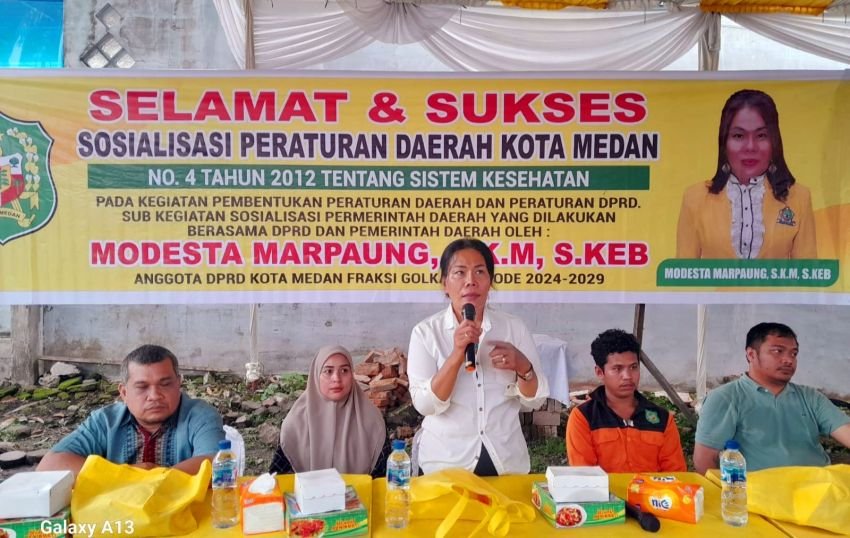 Modesta Marpaung Sebut Masalah Kesehatan Paling Berharga