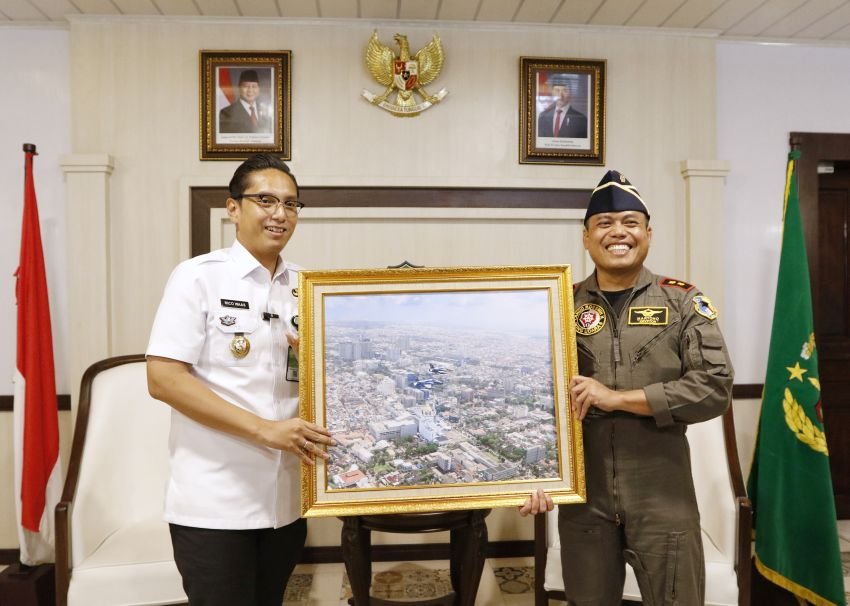Rico Waas Terima Foto Indah Kota Medan dari Udara