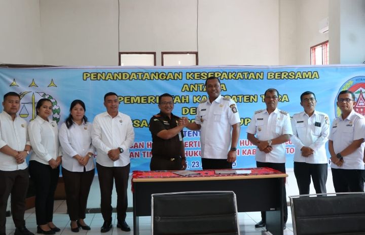 Pemkab dan Kejari Toba Tandatangani Kesepakatan Bersama