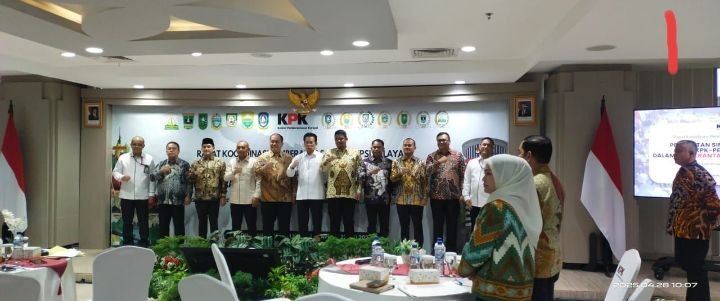 Bupati Asahan Hadiri Rapat Koordinasi Penguatan Sinergi Kolaborasi antara KPK dan Pemerintah Daerah