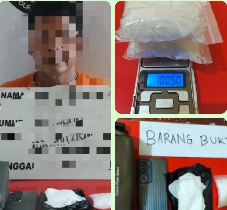 Bawa Sabu 100 Gram, Warga Medan Ditangkap di Labuhanbatu Utara