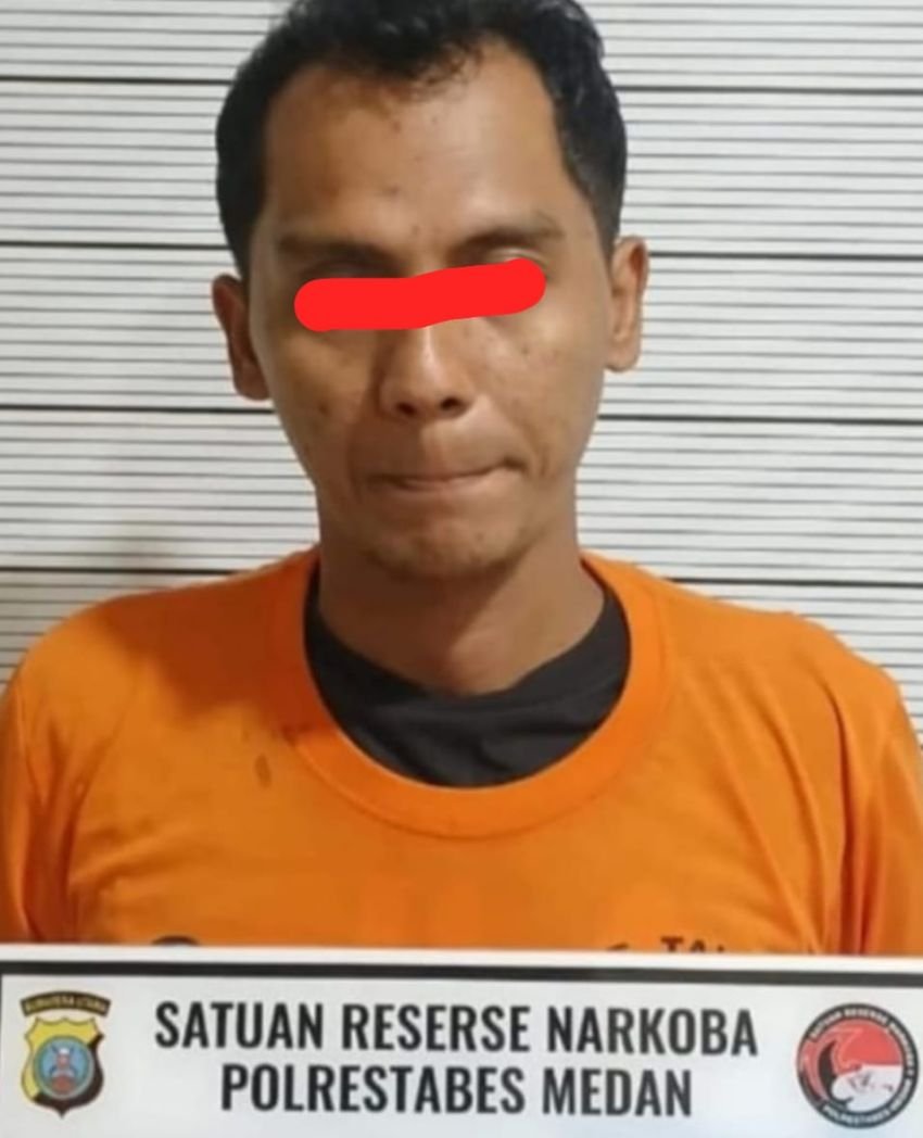 Polisi Tangkap Pengedar 0,42 Gram Sabu di Katamso