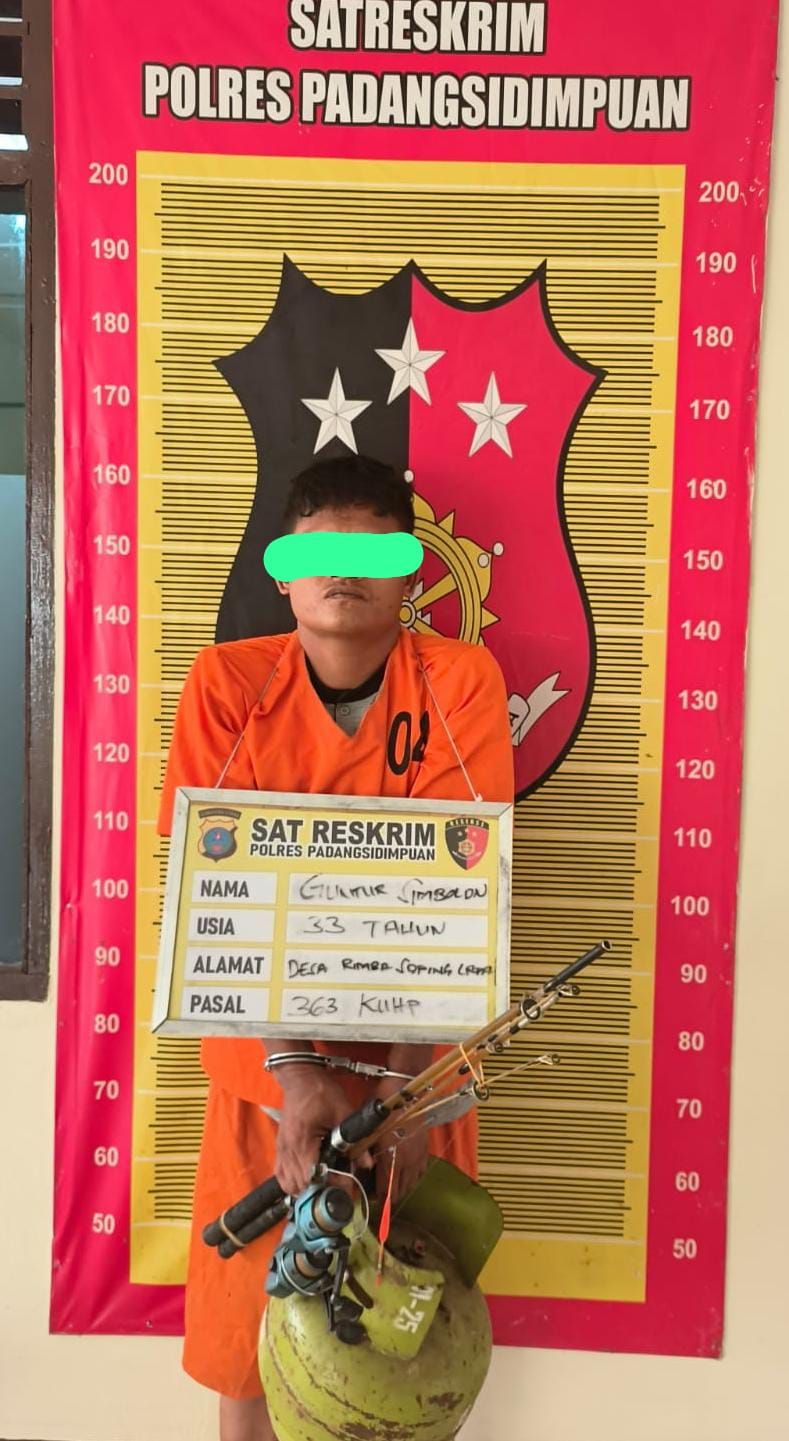 Satreskrim Polres Padangsidimpuan Berhasil Ungkap Kasus Pencurian Bermodus Congkel Jendela