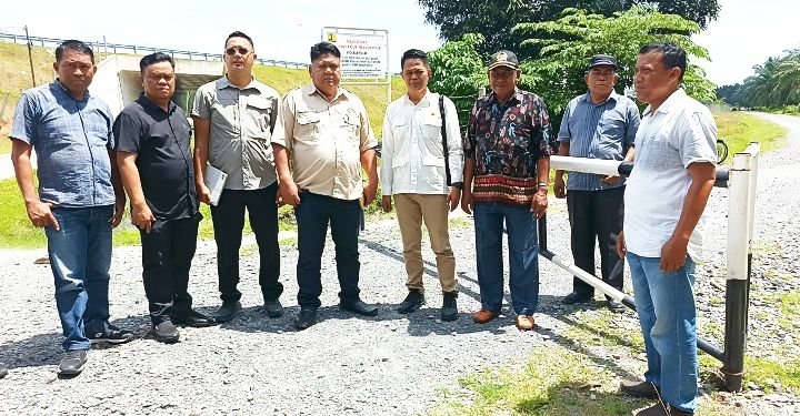 Komisi B DPRD Asahan Monitoring Wilayah Desa Berbatasan Perkebunan PT BSP Tbk di Kecamatan Pulo Bandring
