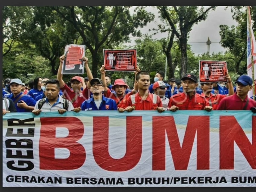 GEBERBUMN DORONG PRESIDEN PRABOWO REALISASIKAN PENGHAPUSAN OUTSOURCING: MULAI DARI BUMN!