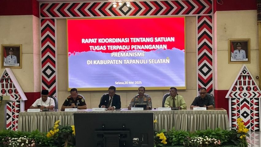 Gaskeun! Satgas Anti Premanisme Dibentuk, Tapsel Siap Aman Tanpa Geng-Gengan