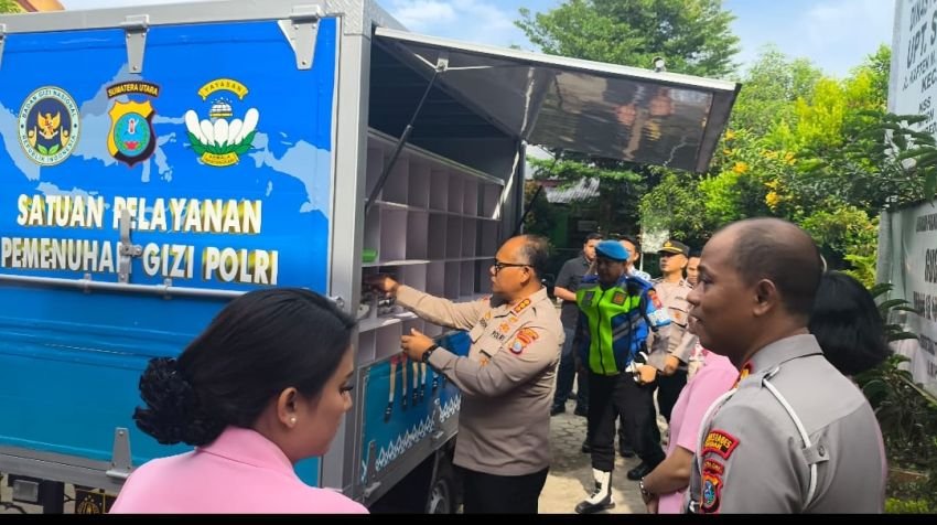Dukung Penuh Program MBG, Kombes Gidion Resmikan SPPG YKB Polrestabes Medan