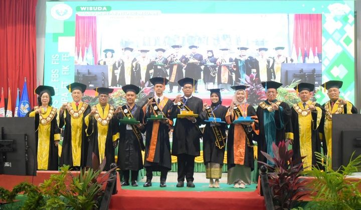 744 Lulusan Unimed Diwisuda, Rektor Perkenalkan Program Diktisaintek Berdampak