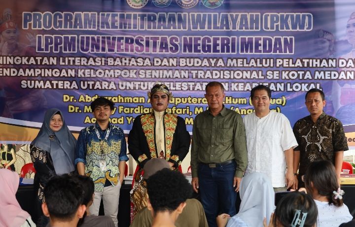 LPPM Unimed Tingkatkan Literasi Bahasa Dan Budaya Para Seniman