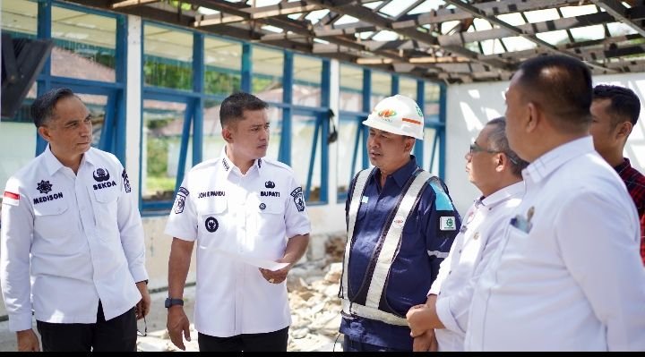 Bupati Solok Tinjau Pembangunan Sekolah Rakyat di Kabupaten Solok