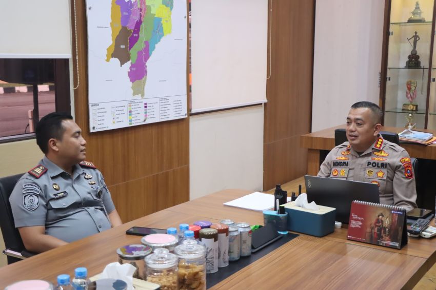 Mempererat Silaturahmi, Kapolresta Deli Serdang Terima Kunjungan Ka Lapas Lubuk Pakam