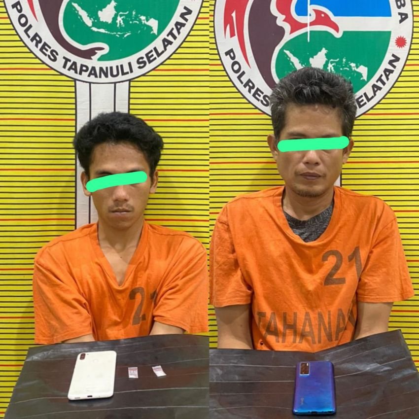 Polres Tapsel Grebek Dua Pengedar Sabu di Padang Lawas Utara, Ini Kronologi Penangkapannya