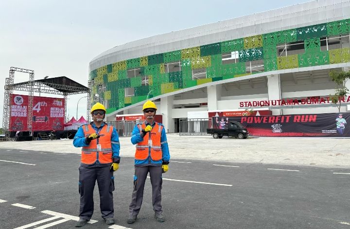 PLN UP3 Lubuk Pakam Siaga Pastikan Keandalan Listrik di Stadion Utama Sumatera Utara