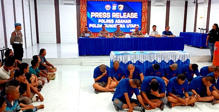 Intruksi Presiden, Polres Asahan Gelar Operasi Brantas Premanisme