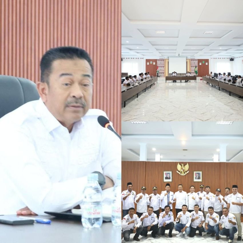 Saipullah Nasution Terima Audisensi APDESI Madina