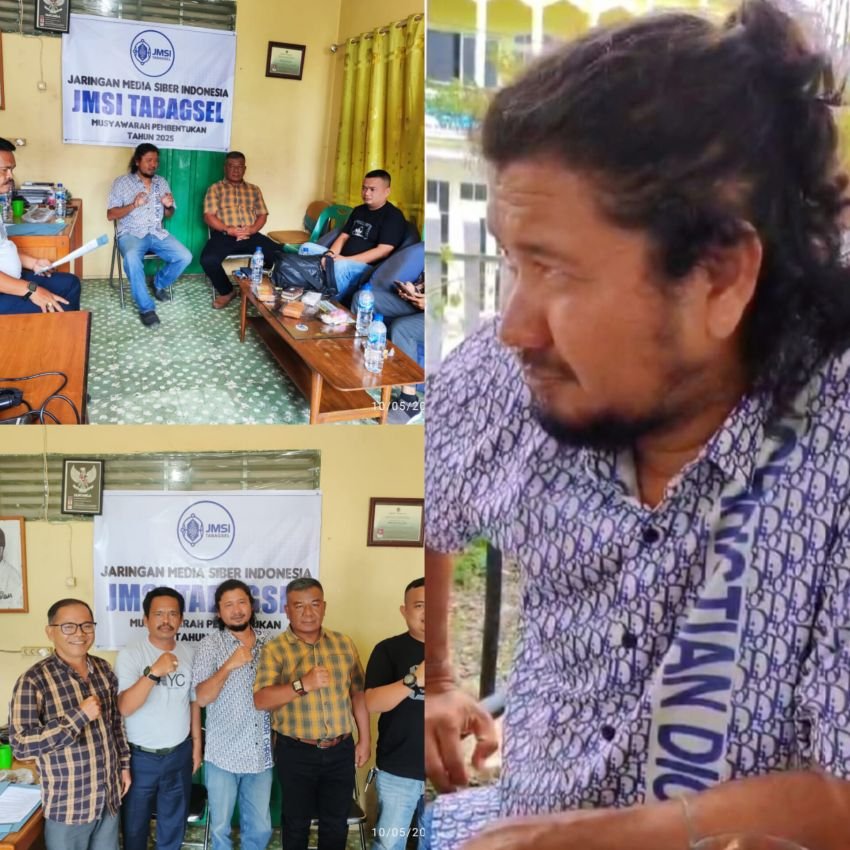 Ucok Rizal Nasution Terpilih sebagai Ketua Perdana JMSI Tabagsel 2025: Awal Baru bagi Pers Digital Dimulai